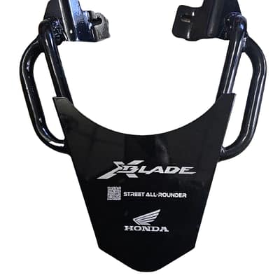"Honda X-blade Back Carrier durable and high-quality motorcycle Accessory for pillion & luggage support."