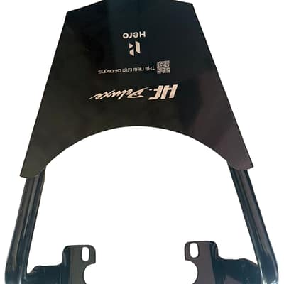 "Hero HF Deluxe Back Carrier durable and high-quality motorcycle Accessory for pillion & luggage support."