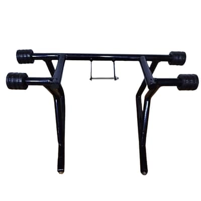 "Durable Honda motorcycle leg guard or bumper for enhanced rider safety and bike protection."