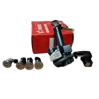 Original key set with main switch for Hero Splendor Plus 2012 and 2015 models