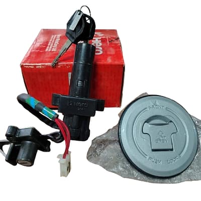 OEM main switch and key set for Hero Ignitor 2018 and 2020 motorcycle models