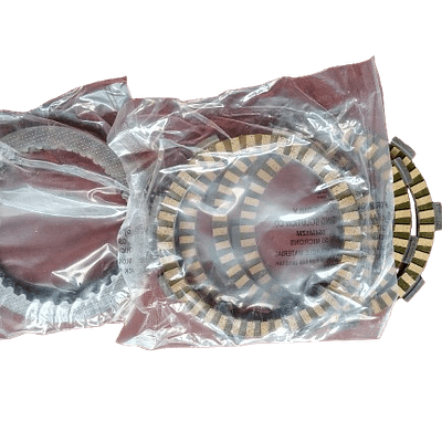 OEM clutch plate and pressure plate set for Hero Ignitor, Glamour 125cc, and Hunk 150cc motorcycles