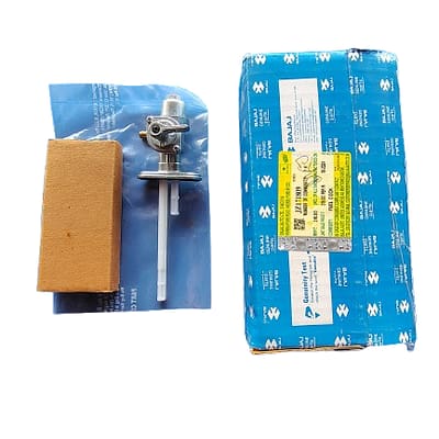 Genuine Bajaj Jz171809 Fuel Cock with Taler Chabi for 125cc Motorcycles (2018–2020), Imported by Malpati;s Vendor.