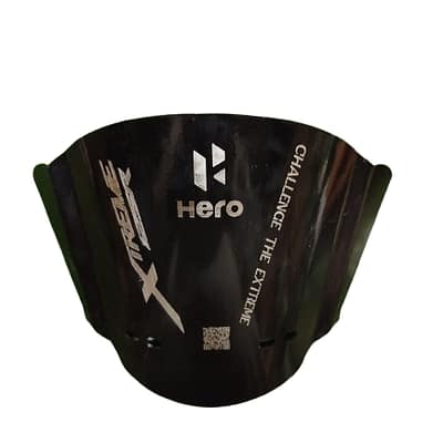 Full metal windshield visor for Hero Xtreme 125cc, Thriller 160R, and Xtreme 4V – windscreen with easy fitting