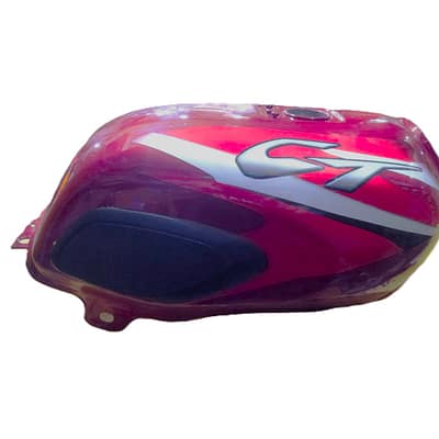 Bajaj CT100 ES Red Color Fuel Tank New Model – Durable Motorcycle Spare Part