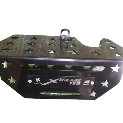 Xtreme 125cc Silencer Jail Tara Khacha Black – Durable Motorcycle Exhaust Guard