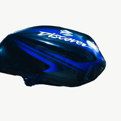Original Bajaj Discover 125cc Black & Blue Fuel Tank – New Model
