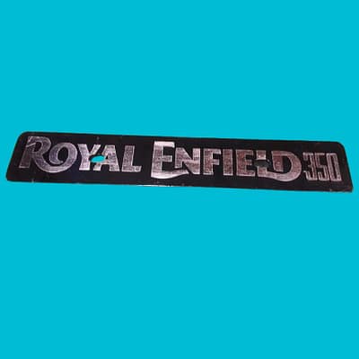 Royal Enfield 350 Premium Stainless Steel Number Board Front Plate