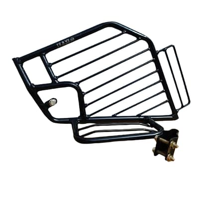 Yamaha FZ-V2 premium full saree guard with ladies padani – heavy-duty, rust-proof metal design for maximum safety and durability.