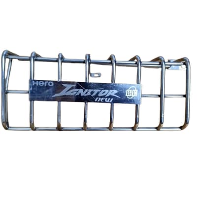 Hero Ignitor New Motorcycle stainless steel silencer guard SS rod khacha padani premium protector.