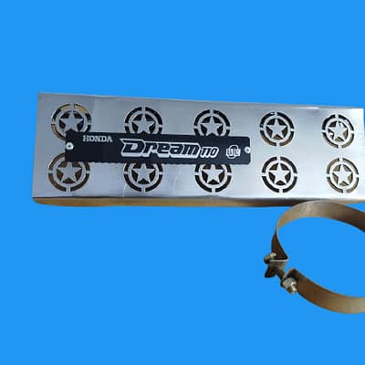 Heavy-duty stainless steel CNC SS Tara Khacha padani for Dream 110