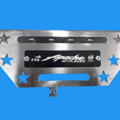 Premium stainless steel TVS RTR 4V Fi 160cc Silencer Guard
