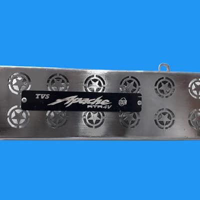 Premium stainless steel silencer guard padani tara khacha for TVS Apache RTR 160 4V