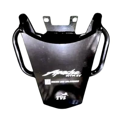 TVS Apache RTR 4V premium heavy-duty black color metal handle back carrier luggage rack.