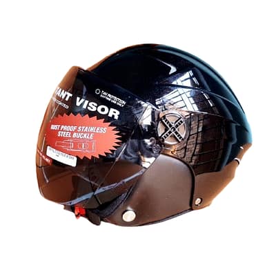 Studds Dame Black Full Face Helmet stylish design with strong safety protection
