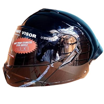 Studds Trooper Modular Full Face Black Helmet for motorcycle riders